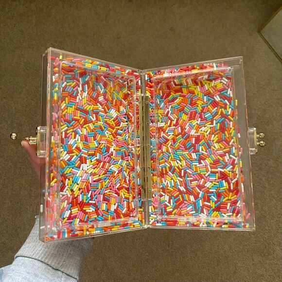 Sephora x Museum of Ice Cream Sprinkle Limited Edition Translucent Clutch NEW - Picture 9 of 12